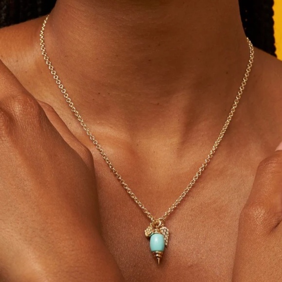 Kendra Scott White Earrings and Necklace Set NWT - Picture 1 of 10